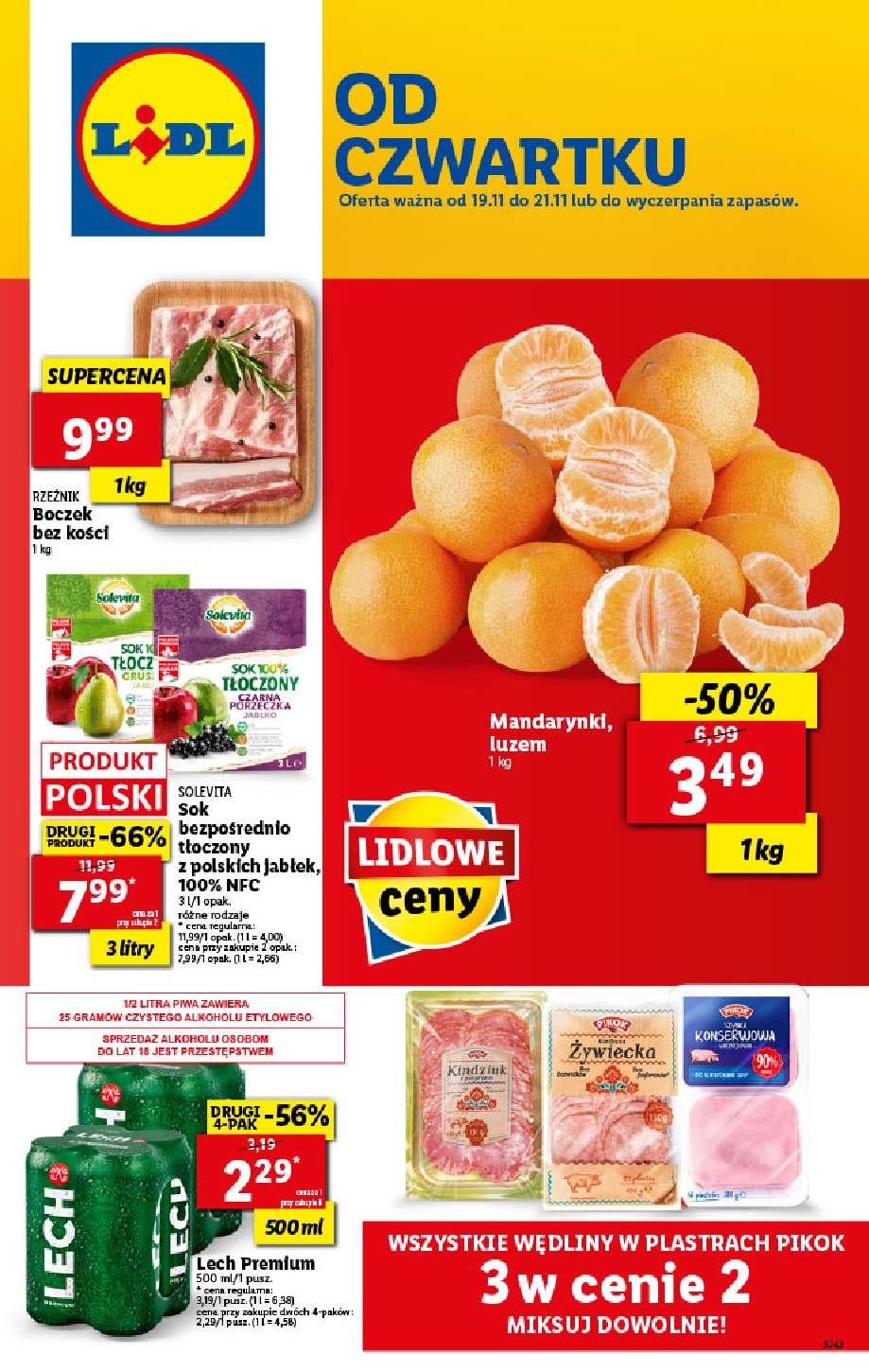 Gazetka promocyjna Lidl str. 1