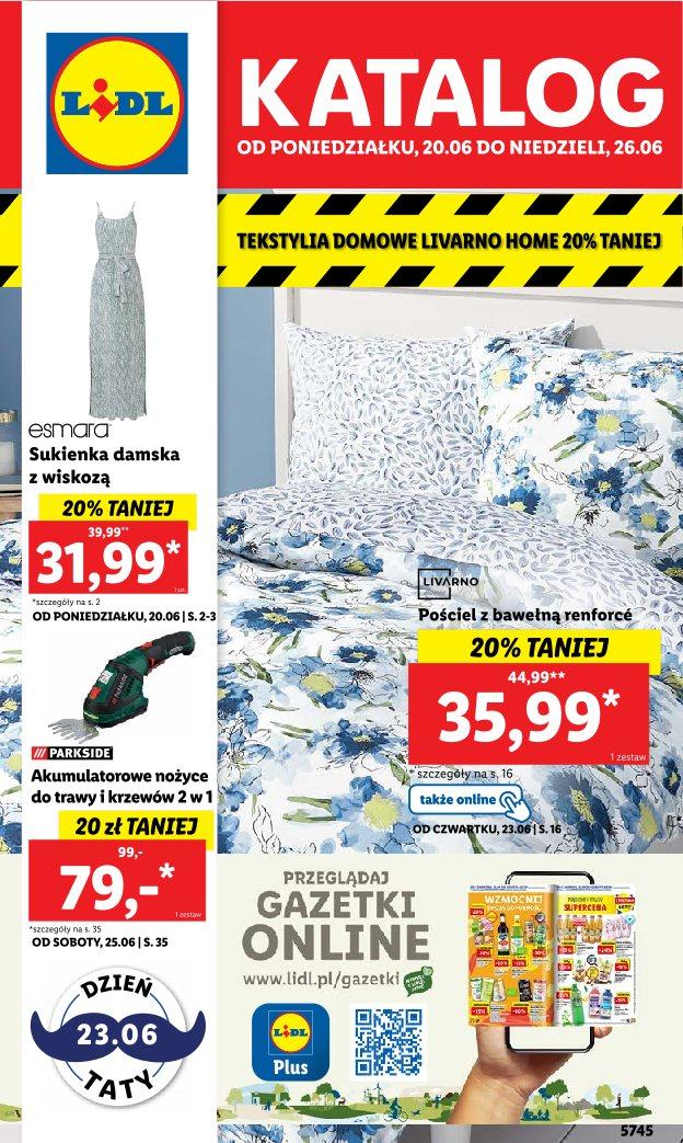 Gazetka promocyjna Lidl str. 1