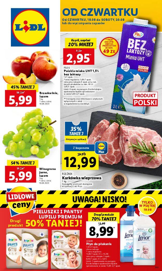Gazetka promocyjna Lidl str. 1