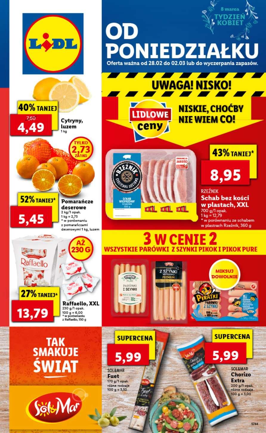 Gazetka promocyjna Lidl str. 1