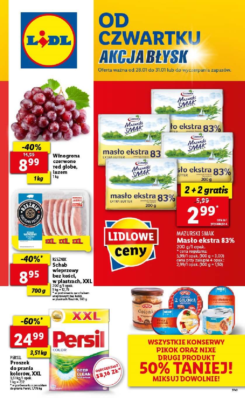Gazetka promocyjna Lidl str. 1