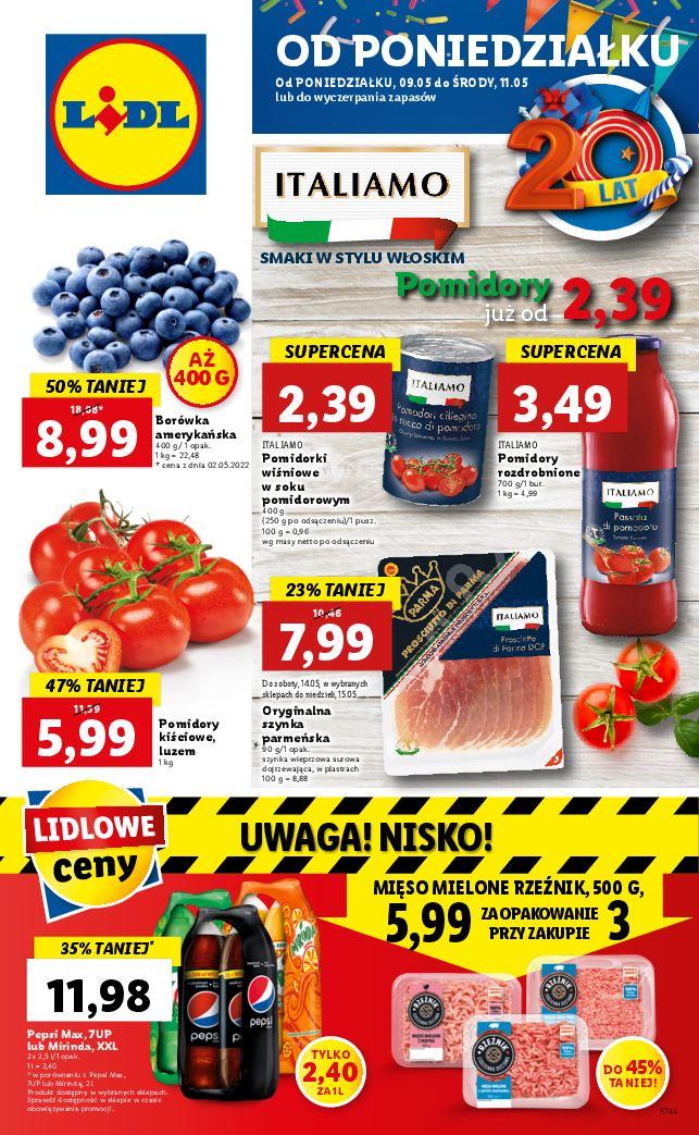 Gazetka promocyjna Lidl str. 1