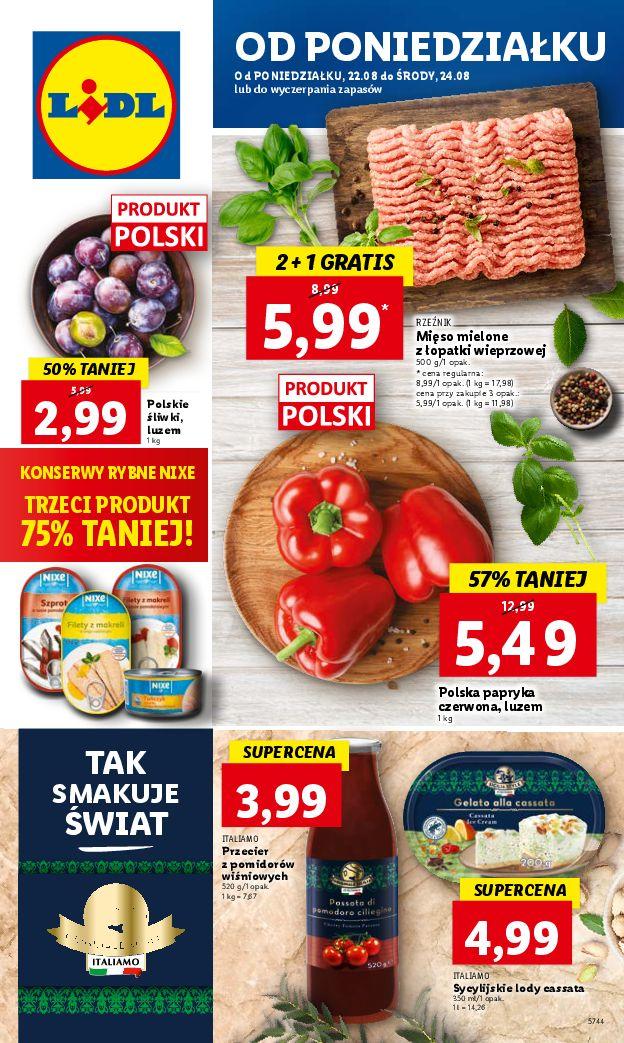 Gazetka promocyjna Lidl str. 1