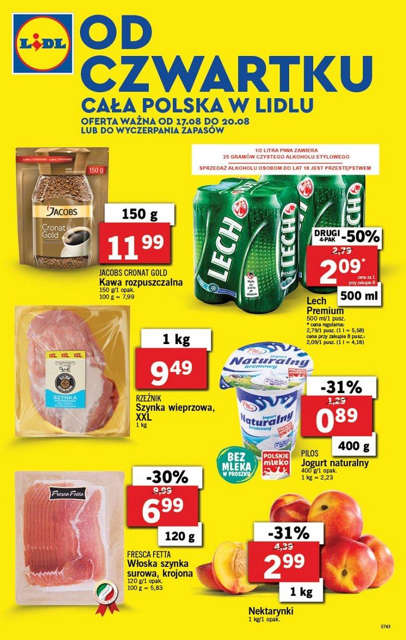 Gazetka promocyjna Lidl str. 1