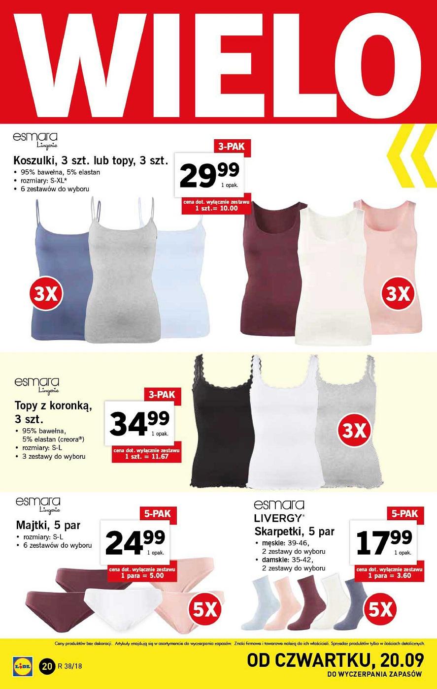 Gazetka promocyjna Lidl str. 20