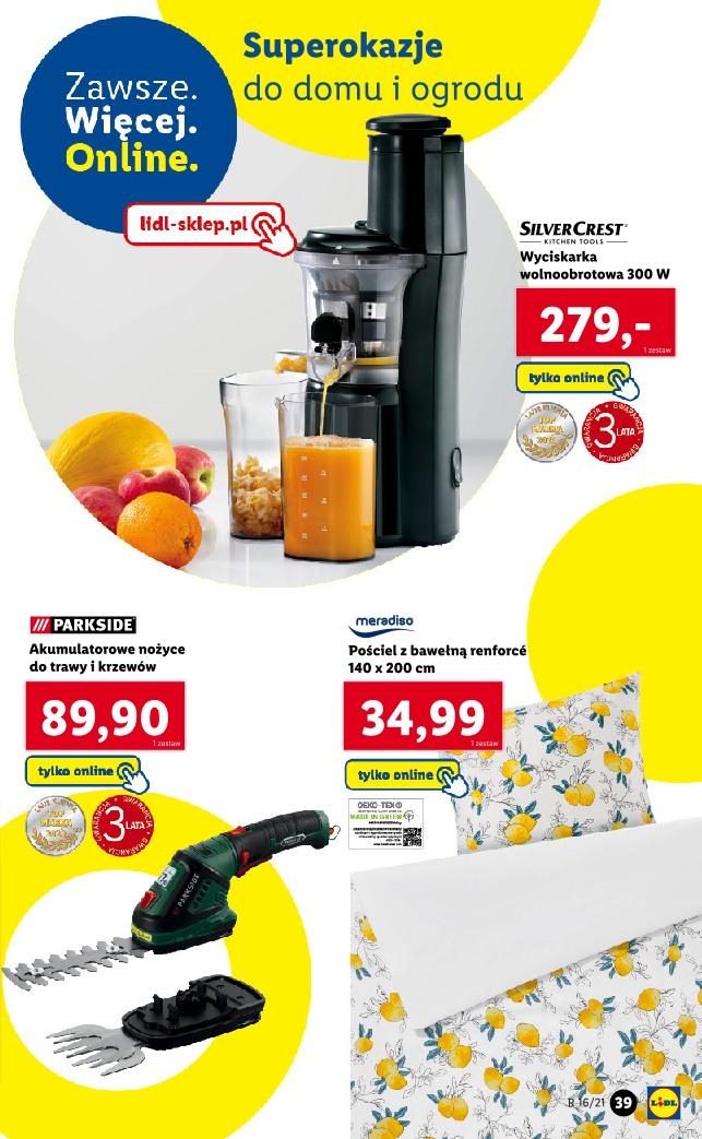 Gazetka promocyjna Lidl str. 39