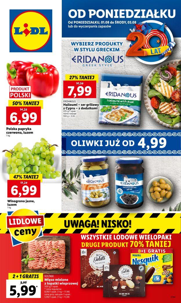 Gazetka promocyjna Lidl str. 1