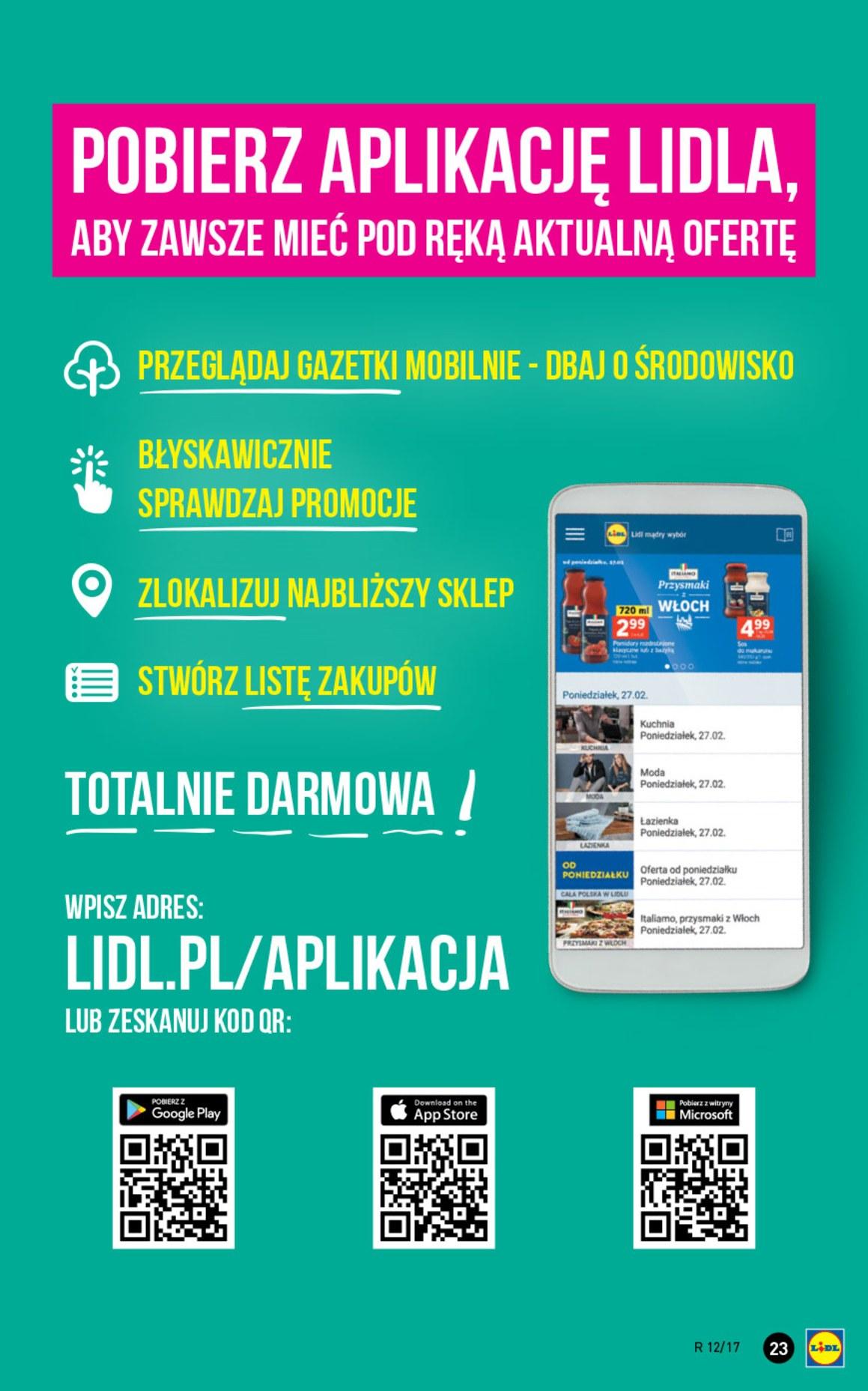 Gazetka promocyjna Lidl str. 23