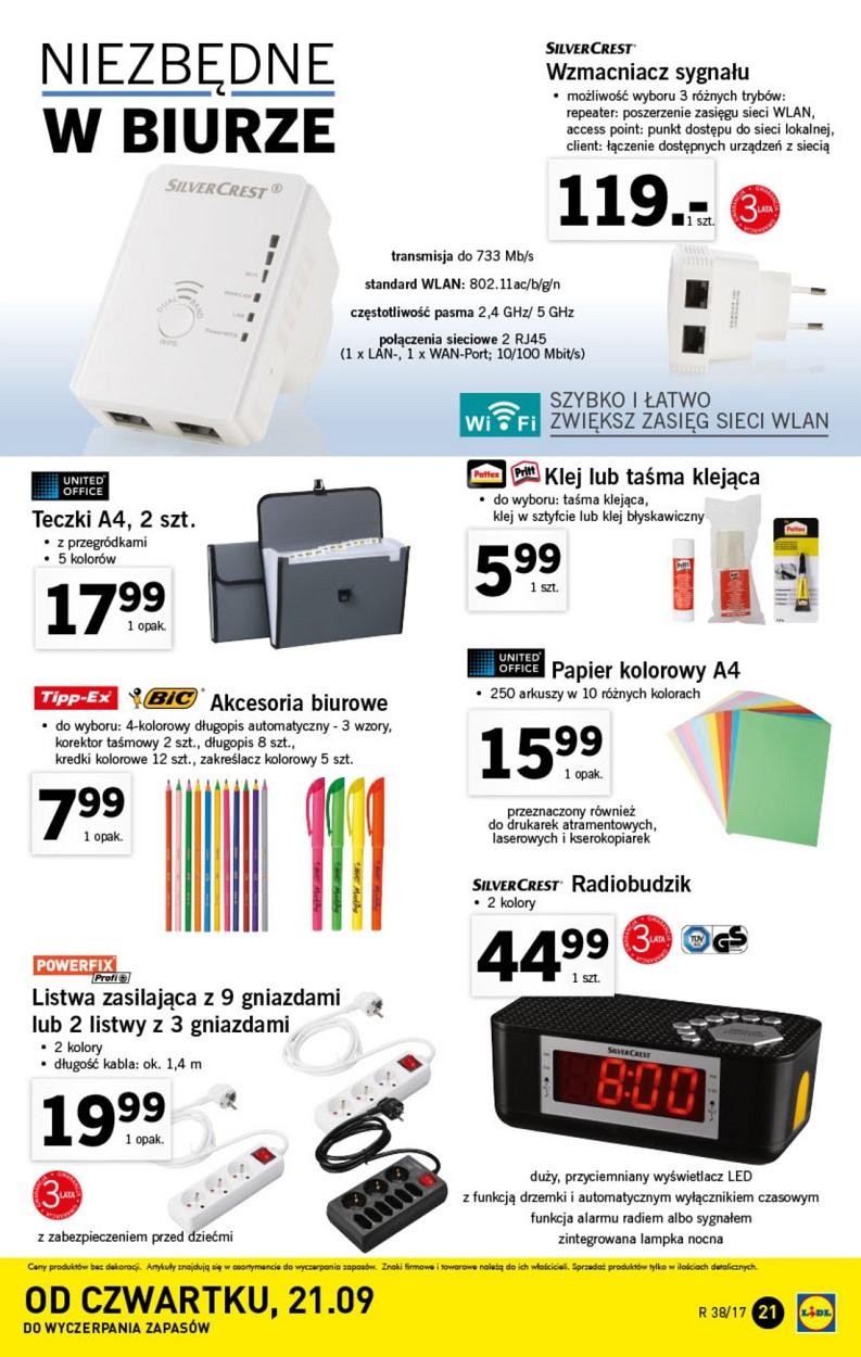 Gazetka promocyjna Lidl str. 21