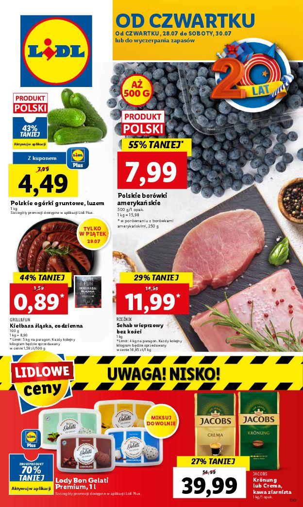Gazetka promocyjna Lidl str. 1