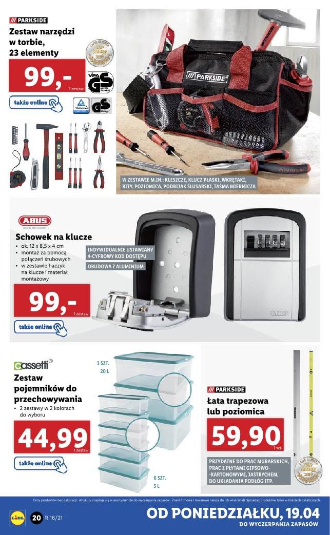 Gazetka promocyjna Lidl str. 20